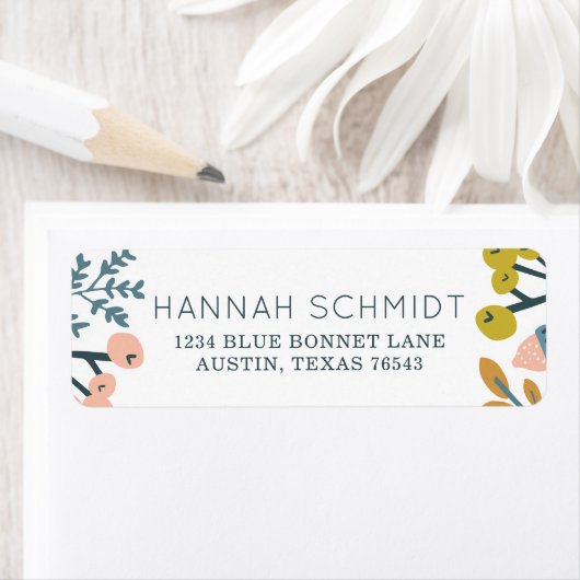 Herfst Botanisch Etiket (Insitu)