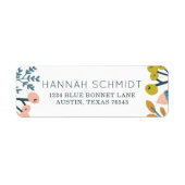 Herfst Botanisch Etiket (Voorkant)