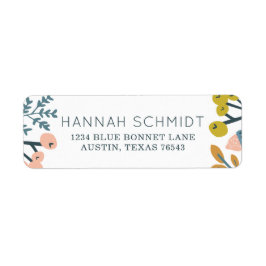 Herfst Botanisch Etiket