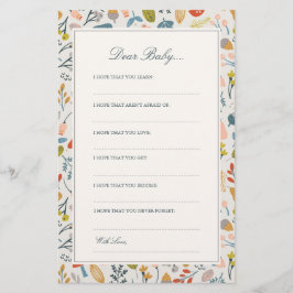 Herfst Botanisch | Geachte Baby Kaarten