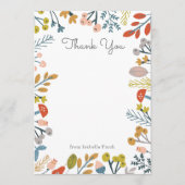 Herfst Botanisch Notitiekaartje (Voorkant)