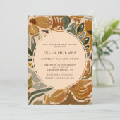 Herfst Botanisch Vrijgezellenfeest Kaart (Staand voorkant)