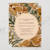 Herfst Botanisch Vrijgezellenfeest Kaart (Voorkant / Achterkant)