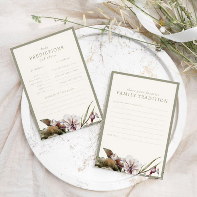 Herfst Botanische Baby shower Voorspelling & Advie (Creator heeft geüpload)