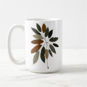 Herfst Botanische Blad Kunst Koffiemok (Links)