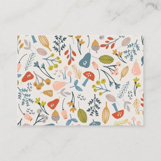 Herfst Botanische mammie Advice Kaarten (Achterkant)