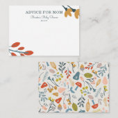 Herfst Botanische mammie Advice Kaarten (Voorkant / Achterkant)