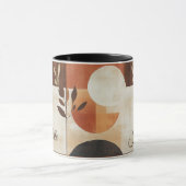 Herfst Botanische Mok - Gepersonaliseerde aardse N (Midden)