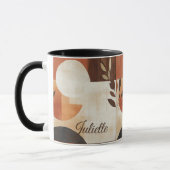 Herfst Botanische Mok - Gepersonaliseerde aardse N (Links)