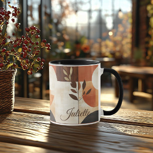 Herfst Botanische Mok - Gepersonaliseerde aardse N