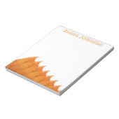 Herfst Botanische Oranje Bladeren Notitieblok (Linkerzijde)