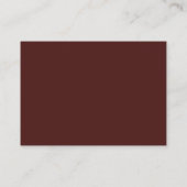 Herfst Botanische Pompoen Luier Raffle Informatiekaartje (Achterkant)