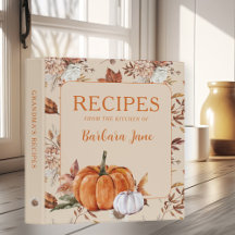 Herfst botanische retro familie keukenrecepten