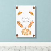 Herfst Botanische Wandkunst Print-Herfst Keuken De Canvas Afdruk (Insitu (Houten vloer))