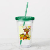 Herfst Bounty Acryl Drinkbeker (Achterkant)