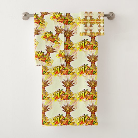 Herfst Bounty Hand Towel Bad Handdoek (Insitu)