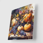 Herfst Bounty, pompoenen, Druivenhoning Vierkante Klok (Hoek)
