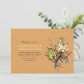 Herfst Bouquet 2 Uitnodiging (Staand voorkant)