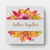 Herfst Bouquet Thanksgiving Aangepast Fotoplaat (Voorkant)