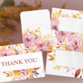 Herfst Bourgogne Foliage Wedding Ronde Sticker