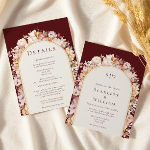 Herfst Bourgondië Arch Monogram Alles In Een Bruil Kaart