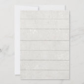 Herfst Bourgondië Bloemen Witte Pompoen Krans Brui Kaart (Achterkant)