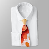 Herfst Bourgondië Sinaasappel Bloemen bruiloft bru Stropdas (Gebonden)