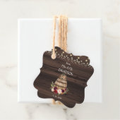 Herfst Bourgondië Wijnvat Bloemenschuur Bruiloft Bedankjes Labels (In situ)