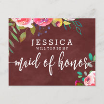 Herfst Bourgondië, zult u mijn bruidsmeisje zijn