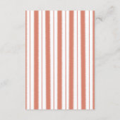 Herfst Bow Boho Pompoen Babyshower Enclosure Kaart (Achterkant)