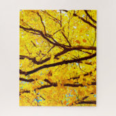 Herfst Branches, gouden gele Legpuzzel (Verticaal)