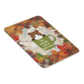 Herfst Break Cat Flexibele fotomagneet Magneet (Rechterzijde)