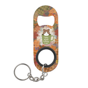 Herfst Break Cat Mini Flessenopener