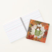 Herfst Break Cat Notitieboek (Binnen)