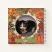 Herfst Break Cat Notitieboek (Achterkant)