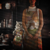 Herfst Break Cat Schort