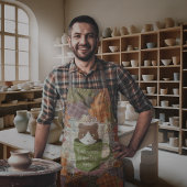 Herfst Break Cat Schort