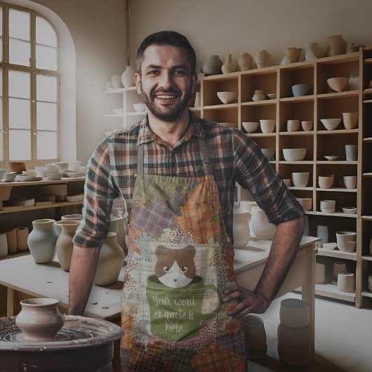 Herfst Break Cat Schort