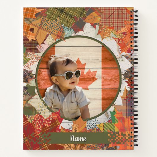 Herfst break cat spinal notitieboek (Achterkant)