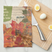 Herfst Break Cat Theedoek (Quarter Fold)