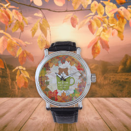 Herfst Break Kat eWatch Horloge