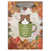 Herfst Break Kat Planner Klembord (Voorkant)