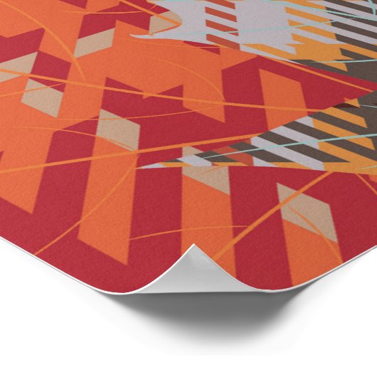 Herfst Break Kat Poster (Hoek)