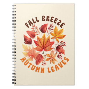 Herfst Breeze, Autumn Leaves – grillige Herfst geb Notitieboek