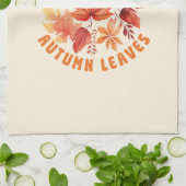 Herfst Breeze, Autumn Leaves – grillige Herfst geb Theedoek (Gevouwen)