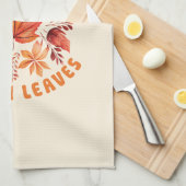 Herfst Breeze, Autumn Leaves – grillige Herfst geb Theedoek (Quarter Fold)