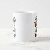 Herfst Breeze Autumn Leaves Grote Koffiekop (Voorkant)