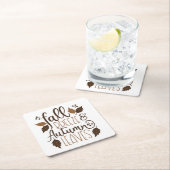 Herfst Breeze Autumn Leaves Kartonnen Onderzetters (Insitu)