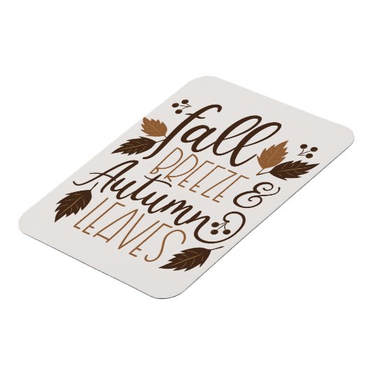 Herfst Breeze Autumn Leaves Magneet (Linkerzijde)