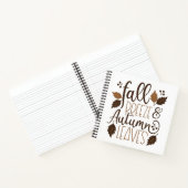 Herfst Breeze Autumn Leaves Notitieboek (Binnen)